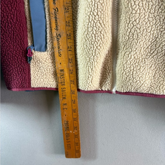 Marine Layer X Lost & Found Jacket Mens Large Colorblock Fleece Full Zip - Picture 7 of 8